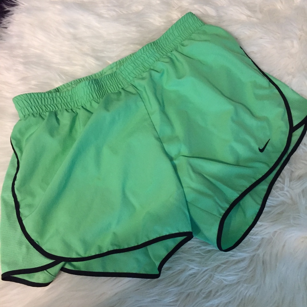 Green Nike Running Shorts